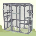 ZUN Cat Cage、pet Cage 53050056