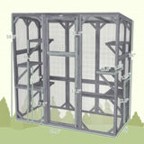 ZUN Cat Cage、pet Cage 53050056