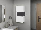 Magna Medicine 38"H Single Door Cabinet, Three Shelves, White B097P474282