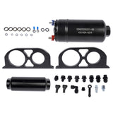 380LPH Universal Fuel Pump Bracket Kit & Filter AN8 Replacement for 0580254044 50-1005 30087980