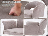 Fabric dining chair set of 2 modern soft cushioned rotating dining chairs, comfortable backrest W3851P452803