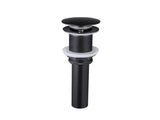 Wall Mounted Dual Handle Bathroom Sink Faucet with Pop-Up Drain 60607552