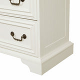 Farmhouse 7 Drawers Dresser for Bedroom, Rustic Chest of Drawers with Natural Texture, Vintage W1785P208312