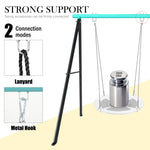 ZUN Porch Swing Frame, Heavy Duty Swing Stand, A-Frame Swing Stand Frame for Backyard Yoga Hammock 95355961