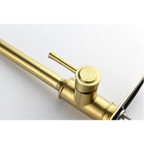 Single Handle High Arc Pull Out Kitchen Faucet,Single Level Stainless Steel Kitchen Sink Faucets W2287141939