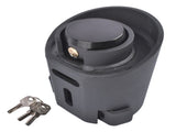2-5/16-Inch Black Trailer Coupler Lock Heavy-Duty Carbon Steel w/ Weatherproof Shield 54071216