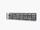Black, Small Size, 32PCS, 332314cm, Shoe Box, Plastic Mesh, Freely Combinable 16886285
