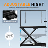 Professional Electric Dog Grooming Table - Heavy Duty, Height Adjustable Pet Grooming Table 36815955