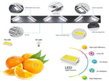 Modern 6-Light LED Vanity Light - Sleek Bathroom Wall Fixture, Iron & Acrylic, Dimmable & W1340P206802