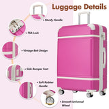Hardshell Luggage Sets with Bags Lightweight Suitcase Double Spinner Wheels with TSA Lock ,Single N732P193485H