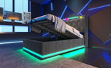 Twin size Upholstered, 360 surround LED function, Buttons/Apps/Remote Control, hydraulic storage N736P188805G