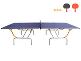 8ft Mid-Size Table Tennis Table Foldable & Portable Ping Pong Table Set for Indoor & Outdoor Games 05742076