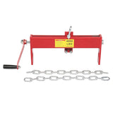 ZUN Heavy Duty Steel 2 Ton / 4000lbs Engine Hoist Load Leveler Shop Crane Cherry Picker with 2 Chains 04895571