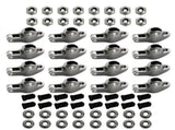 16Pcs Steel Roller Tip Rocker Arms Set Fit for Small Block Chevy 305 350 400 1.6 Ratio 3/8" Stud 79326882