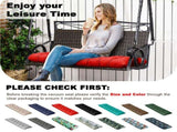 Outdoor Bench Cushion, 60 20 4 Inch, Tufted Waterproof Swing Cushion with Ties, for Patio Bench 37341934