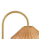 Rattan Weave Shade Floor Lamp B035P264531