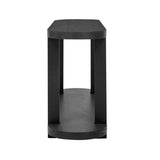 U_STYLE Modern Minimalist Ash Veneer Entryway Table with Streamlined Desktop Design, Suitable for N711P241273B