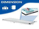 75"D x 25"W x 2.5"H Memory Foam Camping Mattress 43509766
