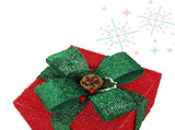 Box ABS Plastic Frame LED60 Light Warm White Light Three-Piece Set Onion Cloth Christmas Gift Box 14415793