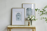 Set of 2 Fake Pencil Architectual Wall Art, Wall Decor Accent, 24" x 32" W2078130277