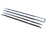 Door Belt Molding Weatherstrip Set for 1995-2002 Toyota Corolla 1.8L Front Rear 75710-02050 72638917