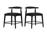 COUNTER STOOL IN BLACK FABRIC N771P339881H