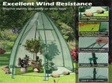 Hexagonal Mini Greenhouse with Zipper Door & Roll-Up Window, PE Cover Outdoor Plant House 10144158