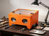 25 Gallon 40-120PSI Sandblasting Cabinet, Portable Benchtop Sand Blaster with Heavy Duty Body, 03298567