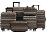 6-Piece ABS Hardshell Luggage Set - Lightweight & Durable Suitcases with Dual Spinner Wheels, 24859545