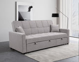 83" Oversized Upholstered Sofa Bed W/Pull Out Couch Bed & Adjustable Backrest,3 Seaters Sofa & Couch W1417131916