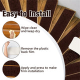 15 non-slip step MATS Brown 37660519