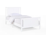 Connelly Twin Bed White/Rockport Gray 27511-WH