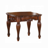 Cherry End Table with Turned Fluted Leg B062P189187