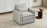 31.9" Cozy Upholstered Oversized Comfy Cloud Sofa Double Cushion Single Sofa Plush Cushion N719P251495R