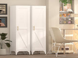 65" Tall Narrow Metal Pantry Cabinet, 14.6" W x 13.77" D 1-Door Storage Organizer with 3 Adjustable T3625P607326