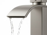Single Handle Bathroom Faucet Lavatory Faucet Stainless Steel Single Hole-TP, Brushed NickelUnable 33589270