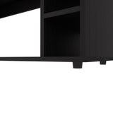 FM FURNITURE Mayo TVStand for 70" Screen with Open Storage and Melamine Finish,Wengue B128P269888