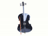 4/4 Wood Cello Bag Bow Rosin Bridge Black 68256691