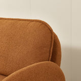59" Sofa Small Couch for Living Room, Sherpa Fabric Upholstered Sofa Couch, Small W1765P172415