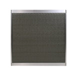 ZUN Outdoor Dining Table - Anodized Aluminum - Wicker Table Top - Square - Silver and Gray - 35" 64420.00