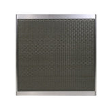 ZUN Outdoor Dining Table - Anodized Aluminum - Wicker Table Top - Square - Silver and Gray - 35" 64420.00