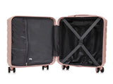 14"/20" 2 pcs/set in ABS Spinner Wheel Luggage, with Combination Lock,14" Cosmetic Case W2787P337442