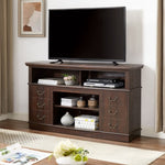 ZUN Retro TV Stand Storage for TVs up to 65'', Mid Century Modern TV Stand & Entertainment Center W2275P210044