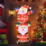 ZUN Christmas decoration with string lights 69099965