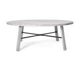 Outdoor Dinning Table with an Umbrella Hole for Patio, Backyard, Garden, Antique Gray WF321703AAE