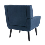 Modern Soft Linen Material Ergonomics Accent Chair Living Room Chair Bedroom Chair Home Chair With W67634083