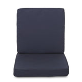 CAROLINA CLUB CHAIR CUSHION SET, BACK CUSHION AND SEAT CUSHION, NAVY, SET OF 4 N775P270176N