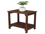 Rectangular Wood Side Table Light Brown 17586592