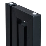 U_STYLE Uniquely Designed Oak Veneer Console Table with Distinctive Side Shapes, Suitable for N711P170550B