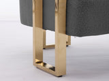 TS Modern decorative chair, living room side chair with gold metal legs, no wheels, suitable for 98693889